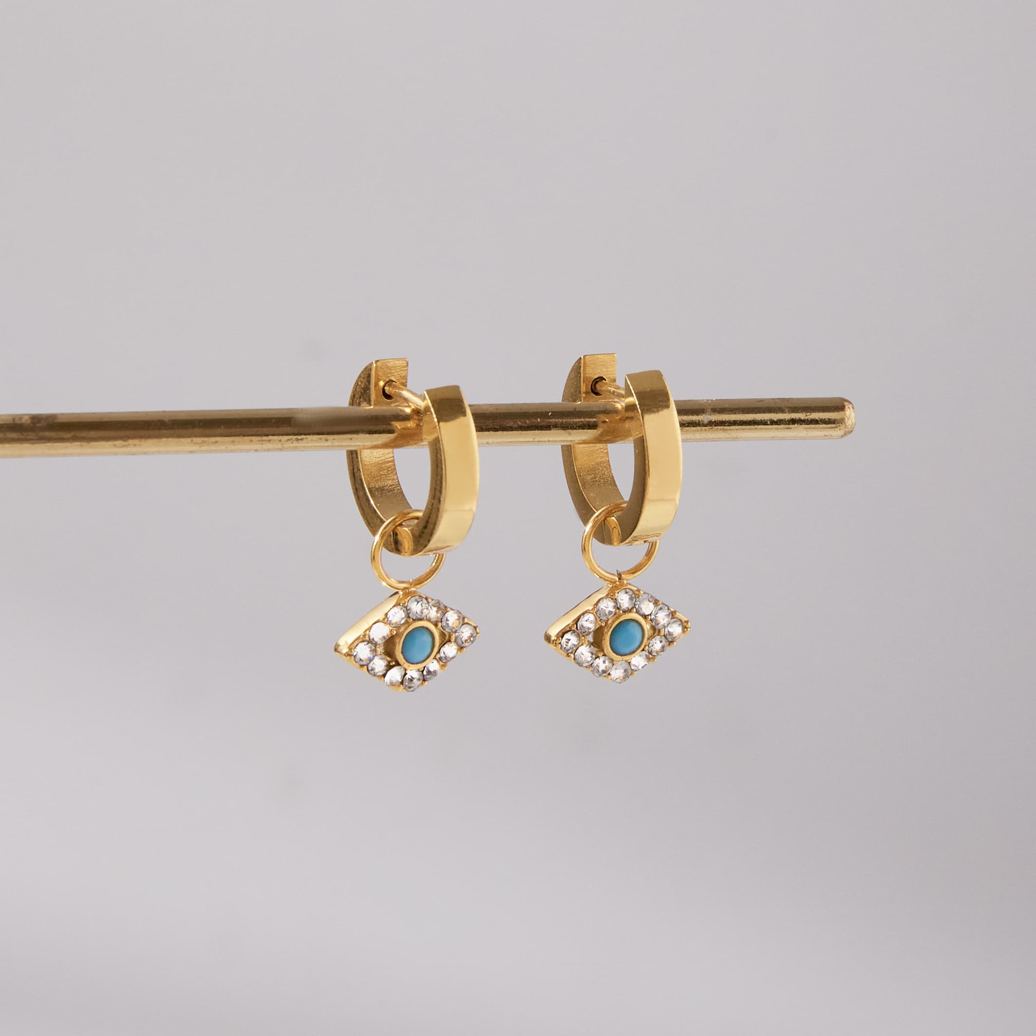 Evil Eye Hoop Earrings