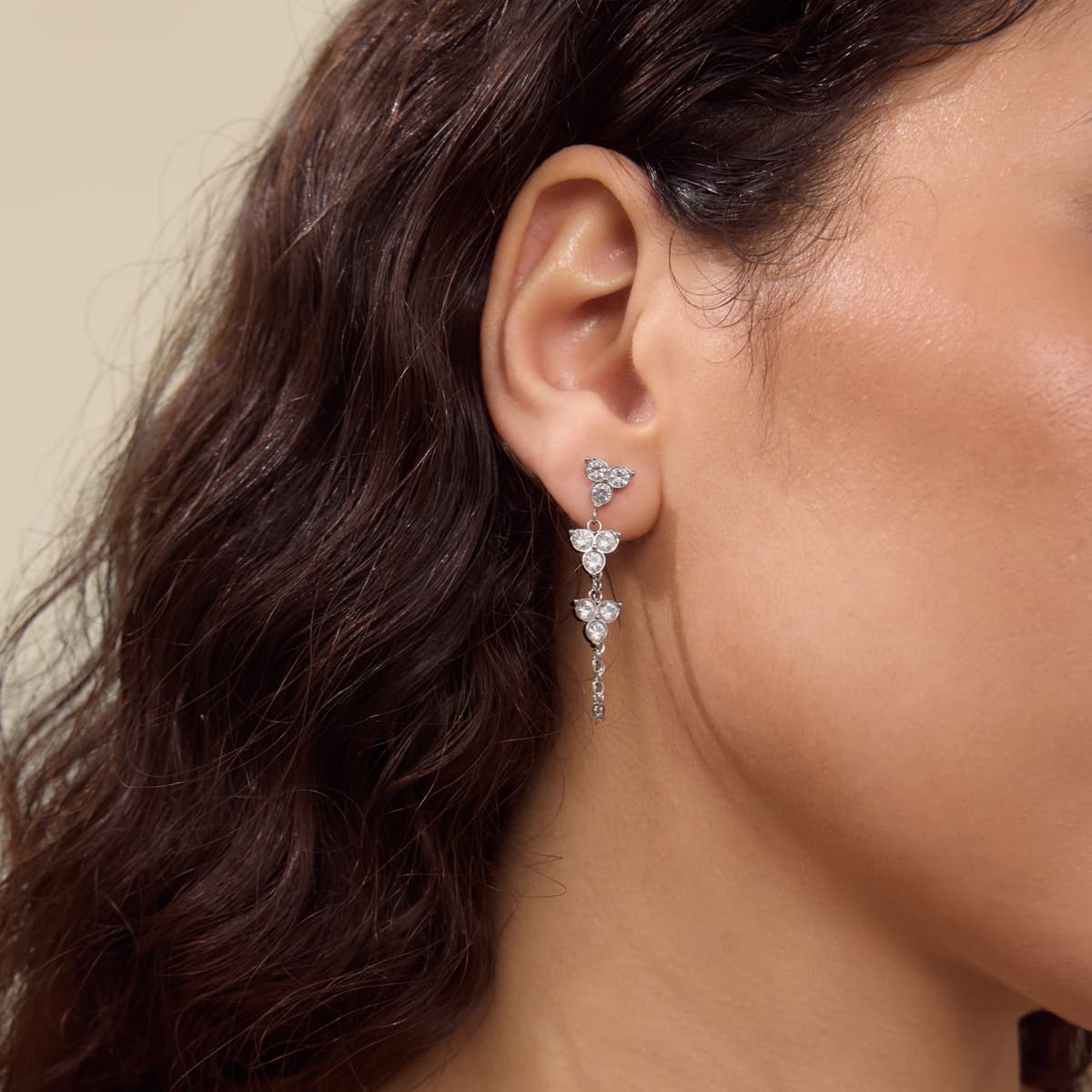 Flower Chain Earrings