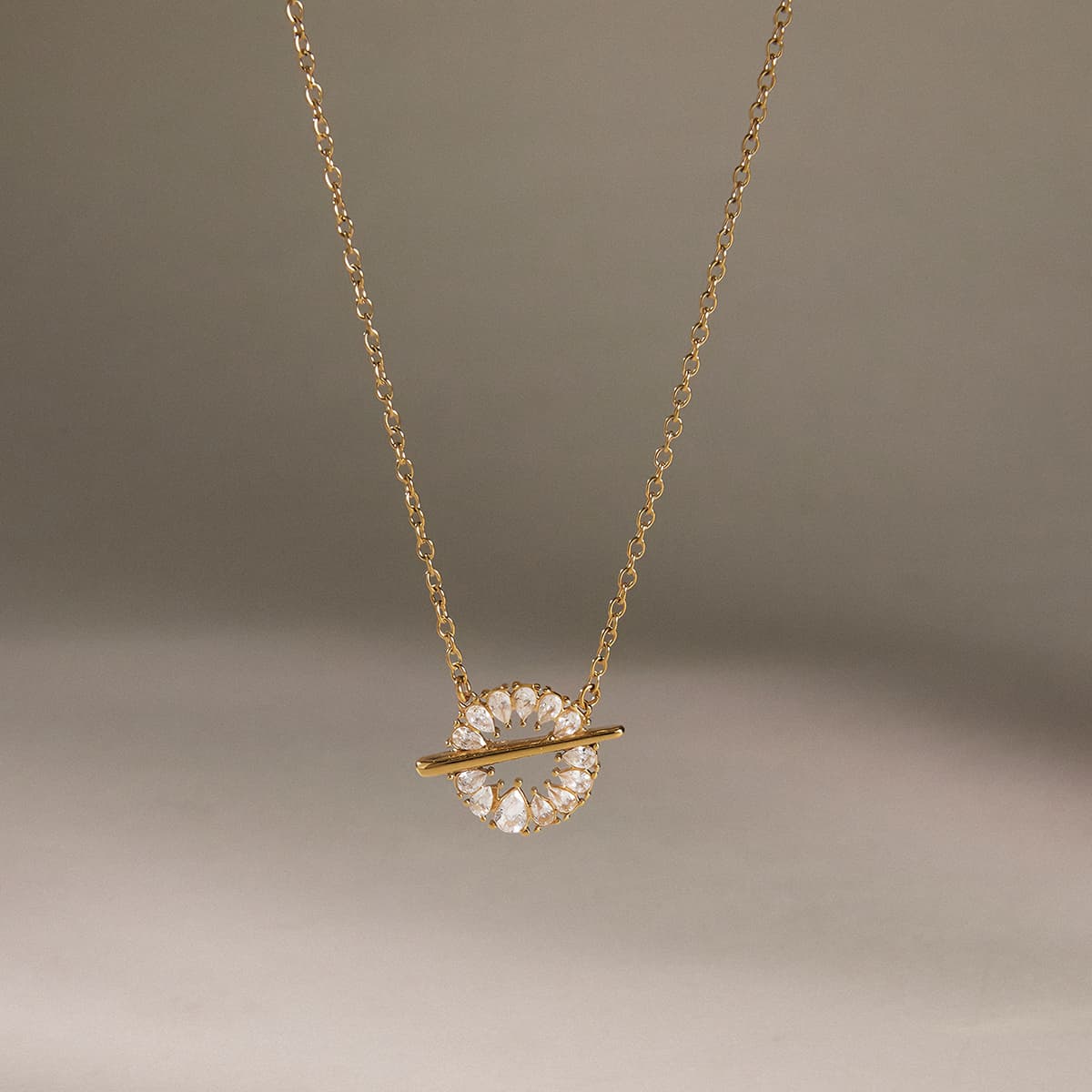 Hollow Drop Necklace
