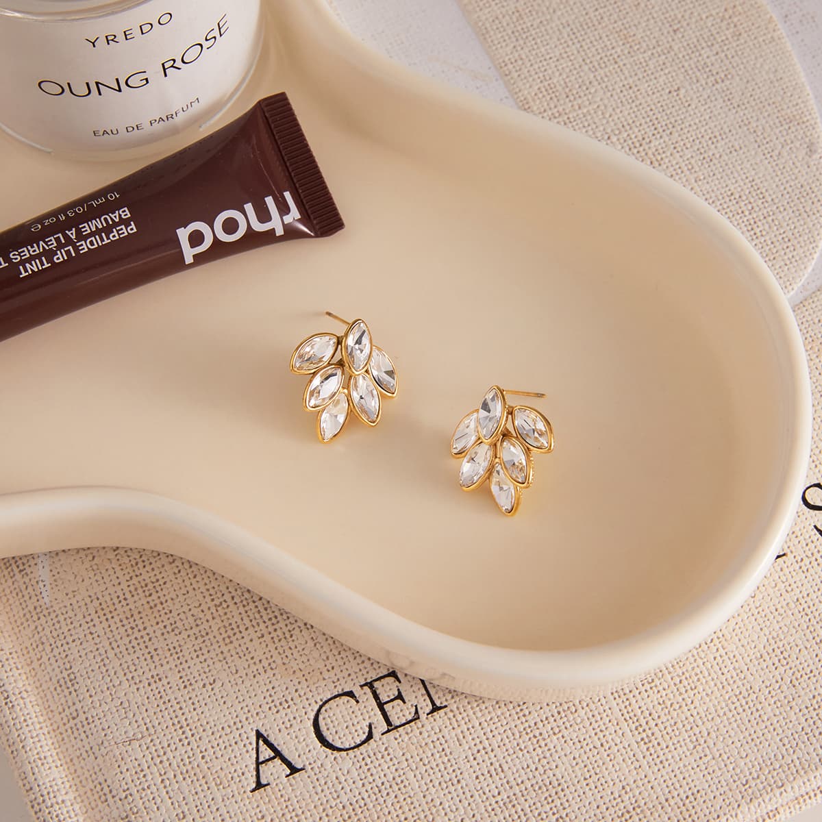 Marquise Leaf Earrings