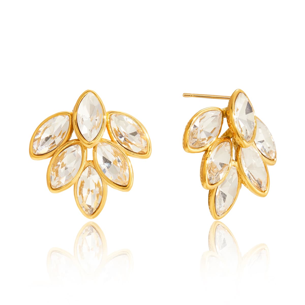 Marquise Leaf Earrings
