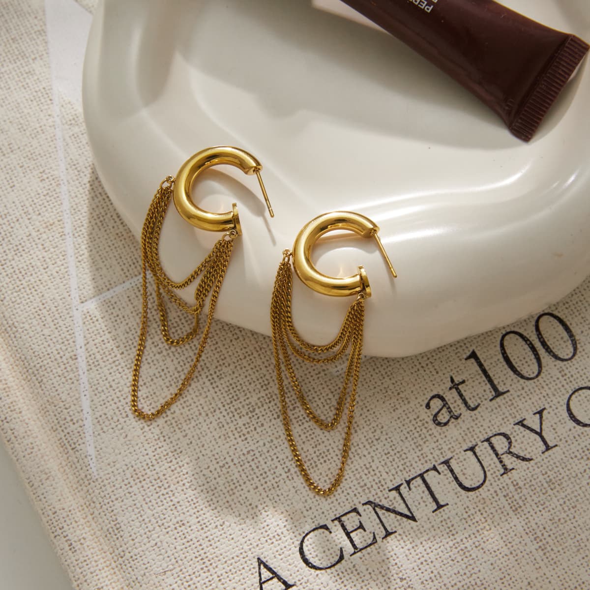 Multi Chain Earrings