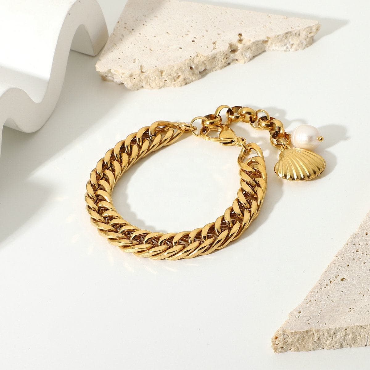 Freshwater Pearl Shell Bracelet 