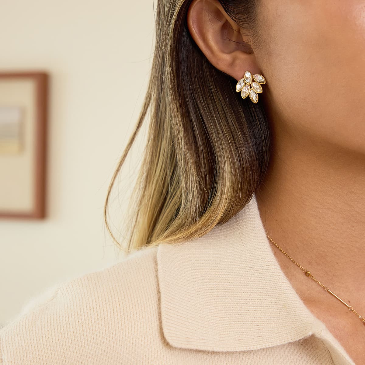 Marquise Leaf Earrings
