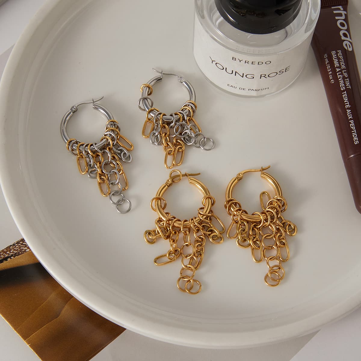Chain Tassel Earrings