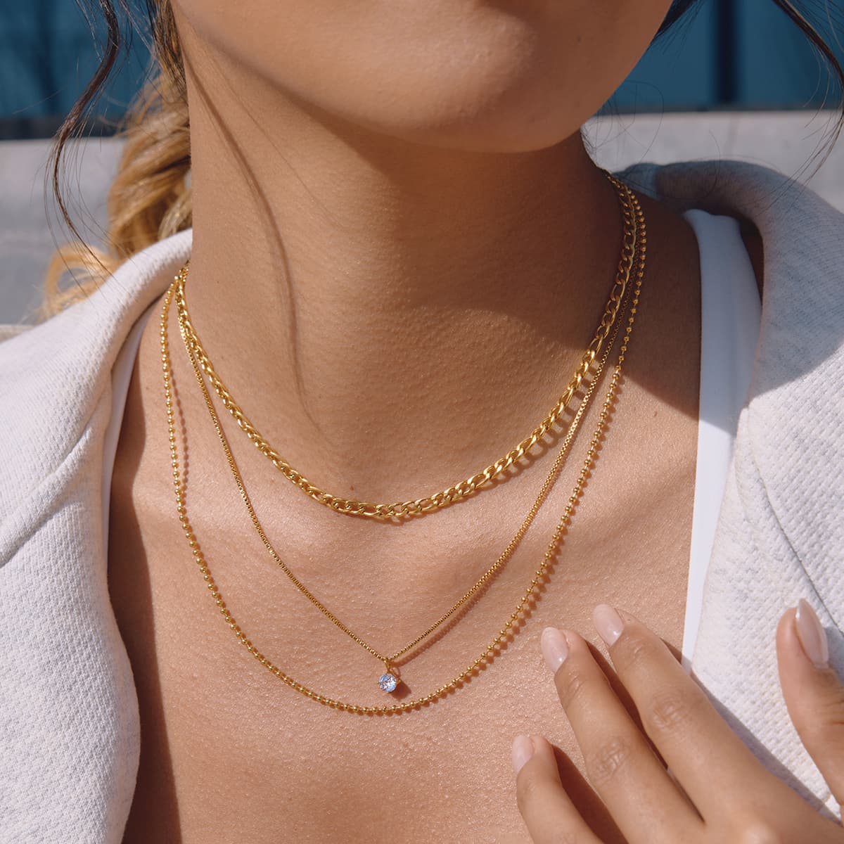 Three-Layer Necklace 