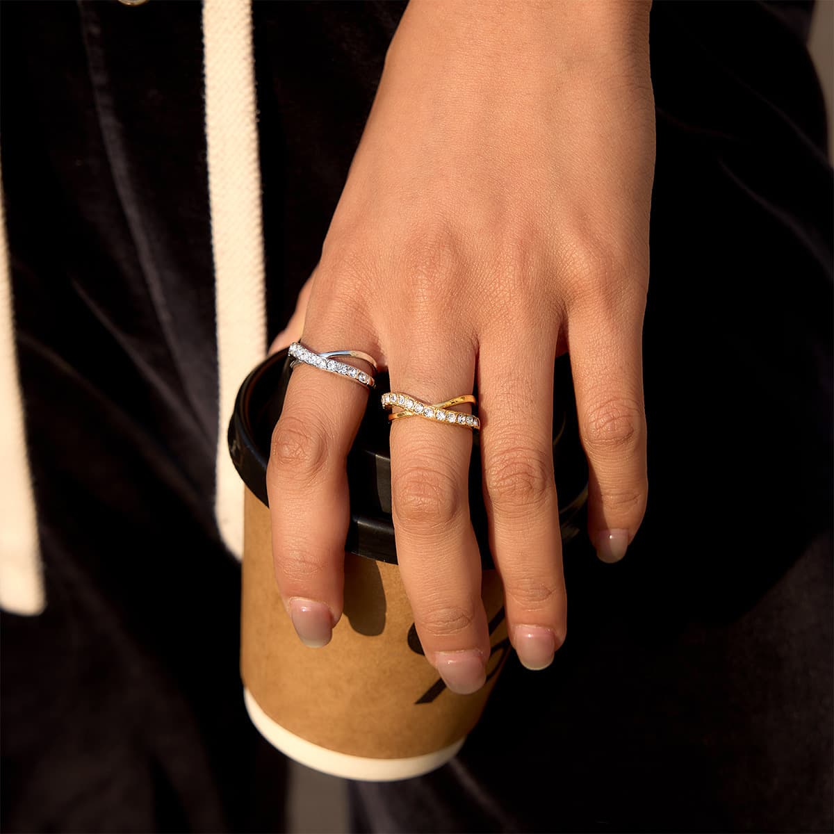 Inlay Cross Ring