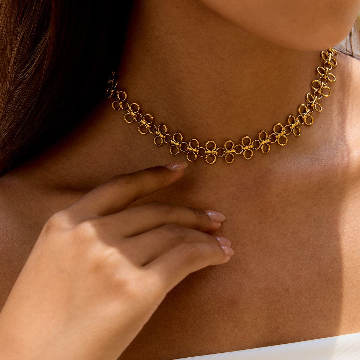 Chain Choker Necklace 