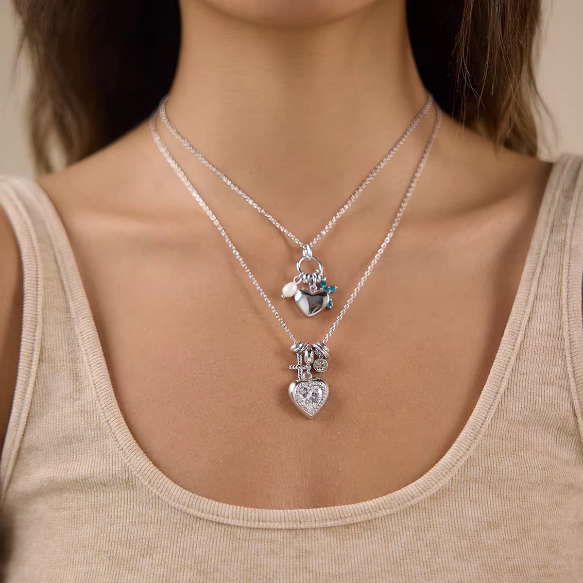 Blue Cross Necklace