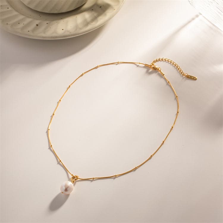 Freshwater Pearl Pendant Necklace 