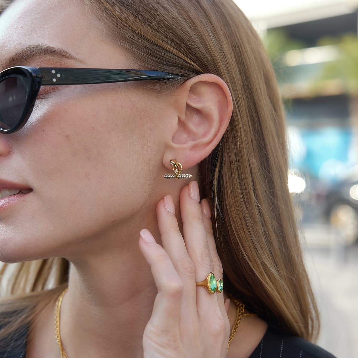 T-Bar Earrings
