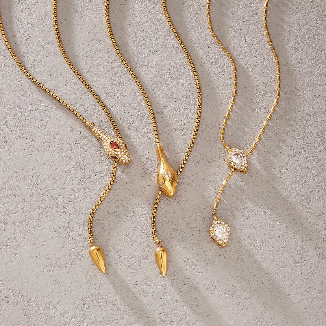 Sliding Snake Necklace