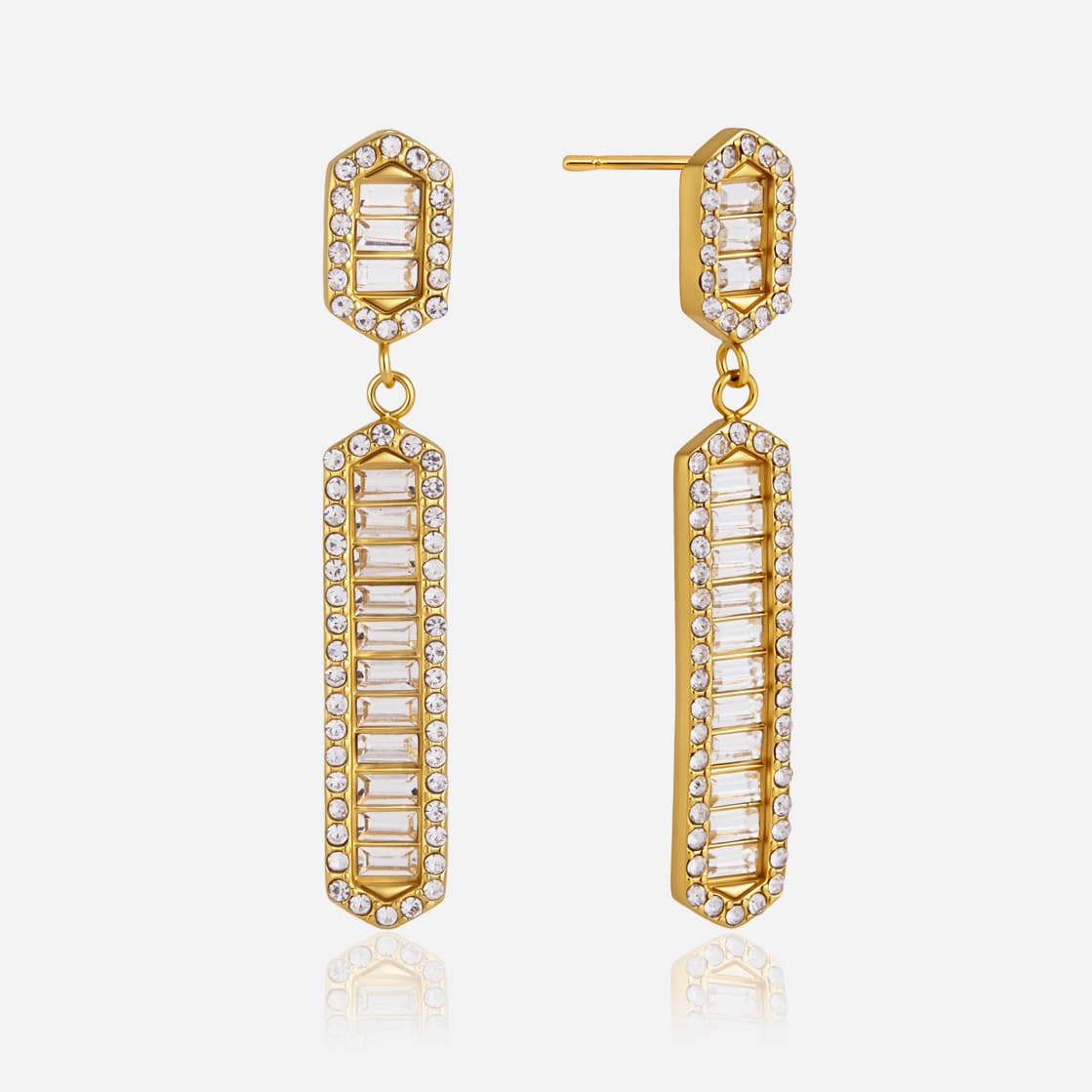 Hexagon Earrings