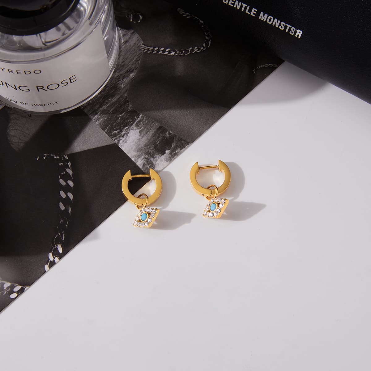 Evil Eye Hoop Earrings