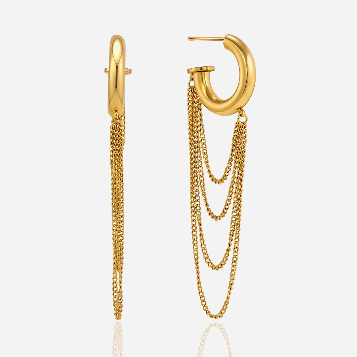 Multi Chain Earrings
