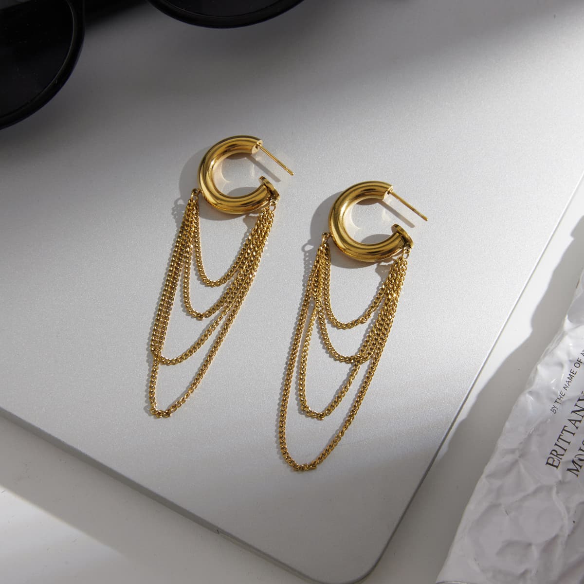 Multi Chain Earrings