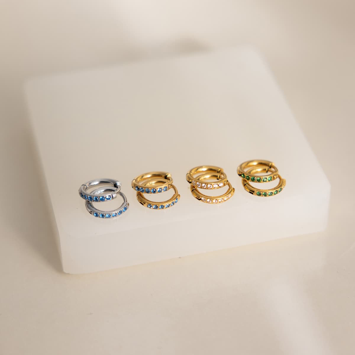 Small Huggie Earrings