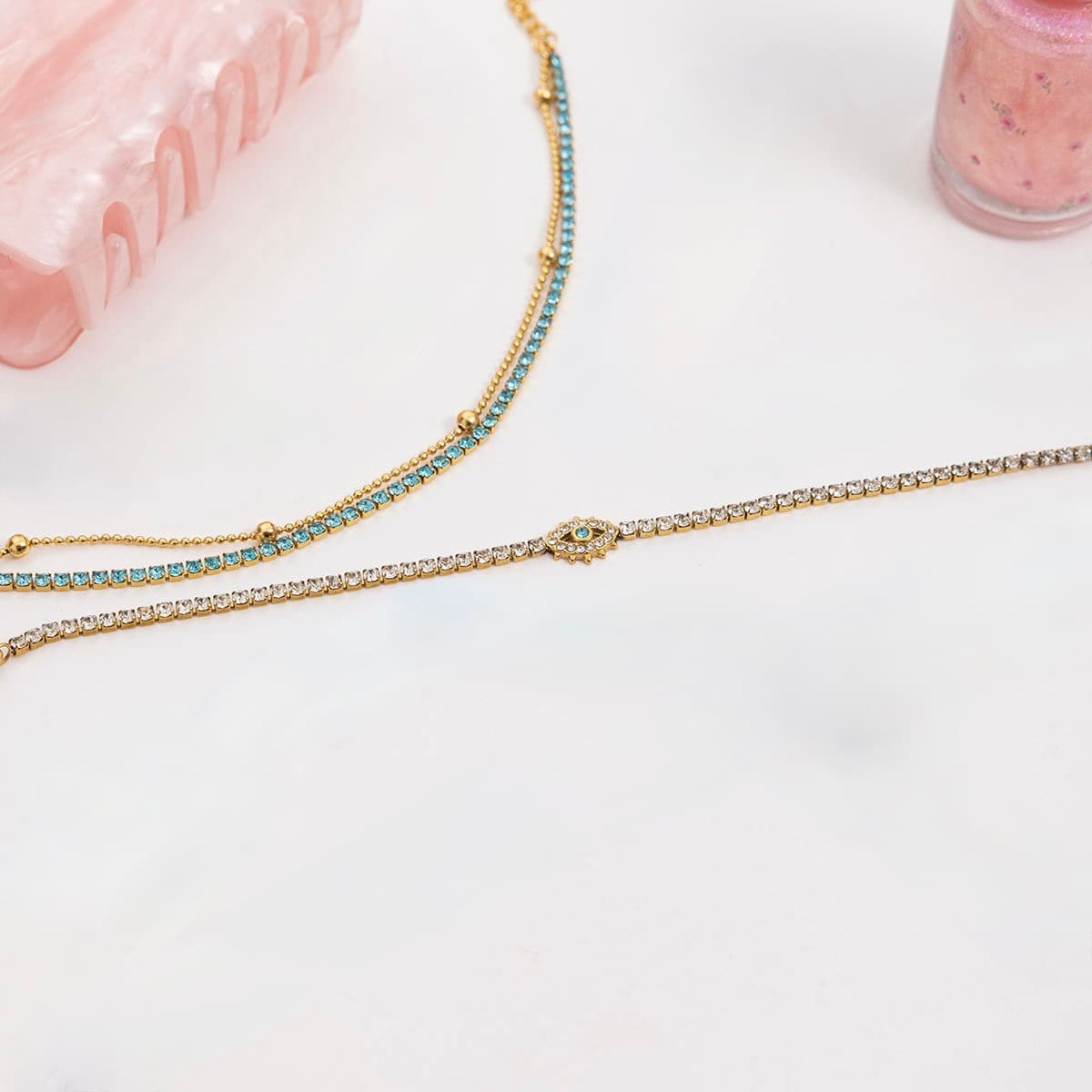 Evil Eye Tennis Bracelet