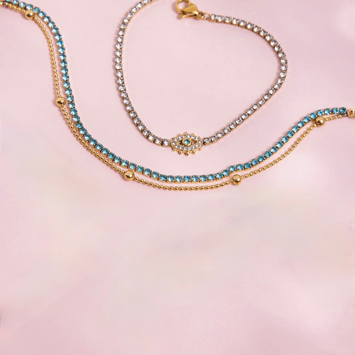 Evil Eye Tennis Bracelet