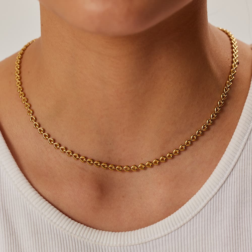 Heart Link Necklace