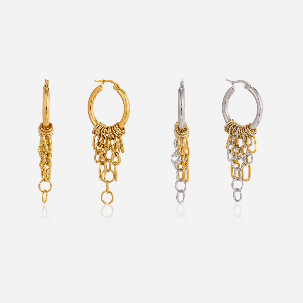 Chain Tassel Earrings