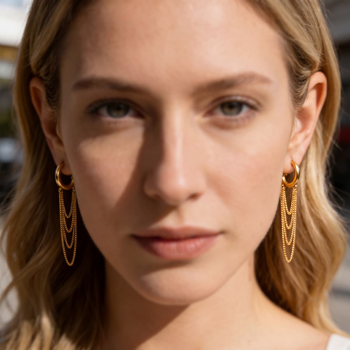 Multi Chain Earrings