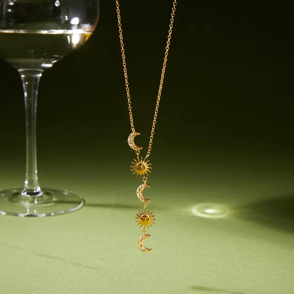 Celestial Y Necklace