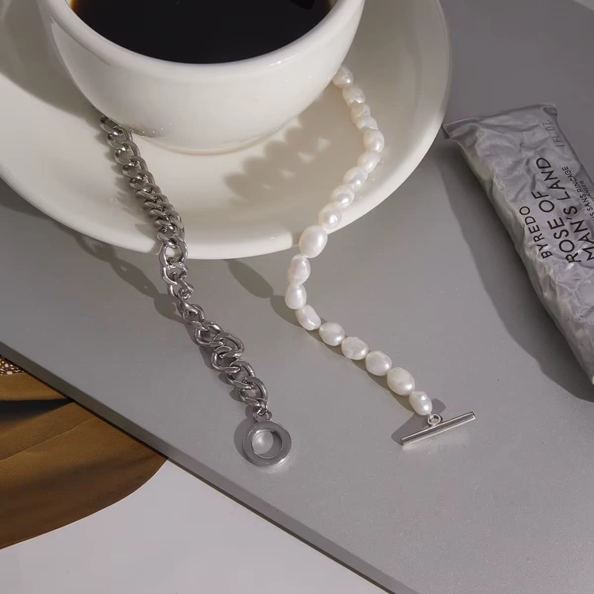 Freshwater Pearl Toggle Necklace