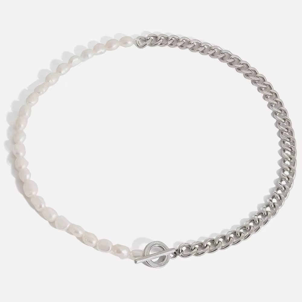 Freshwater Pearl Toggle Necklace