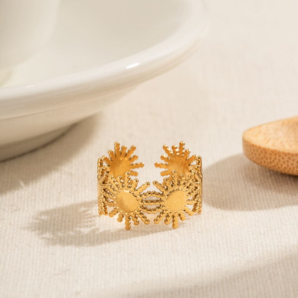 Sunburst Open Ring